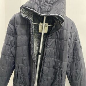 Abercrombie & Fitch Charcoal Puffer Jacket